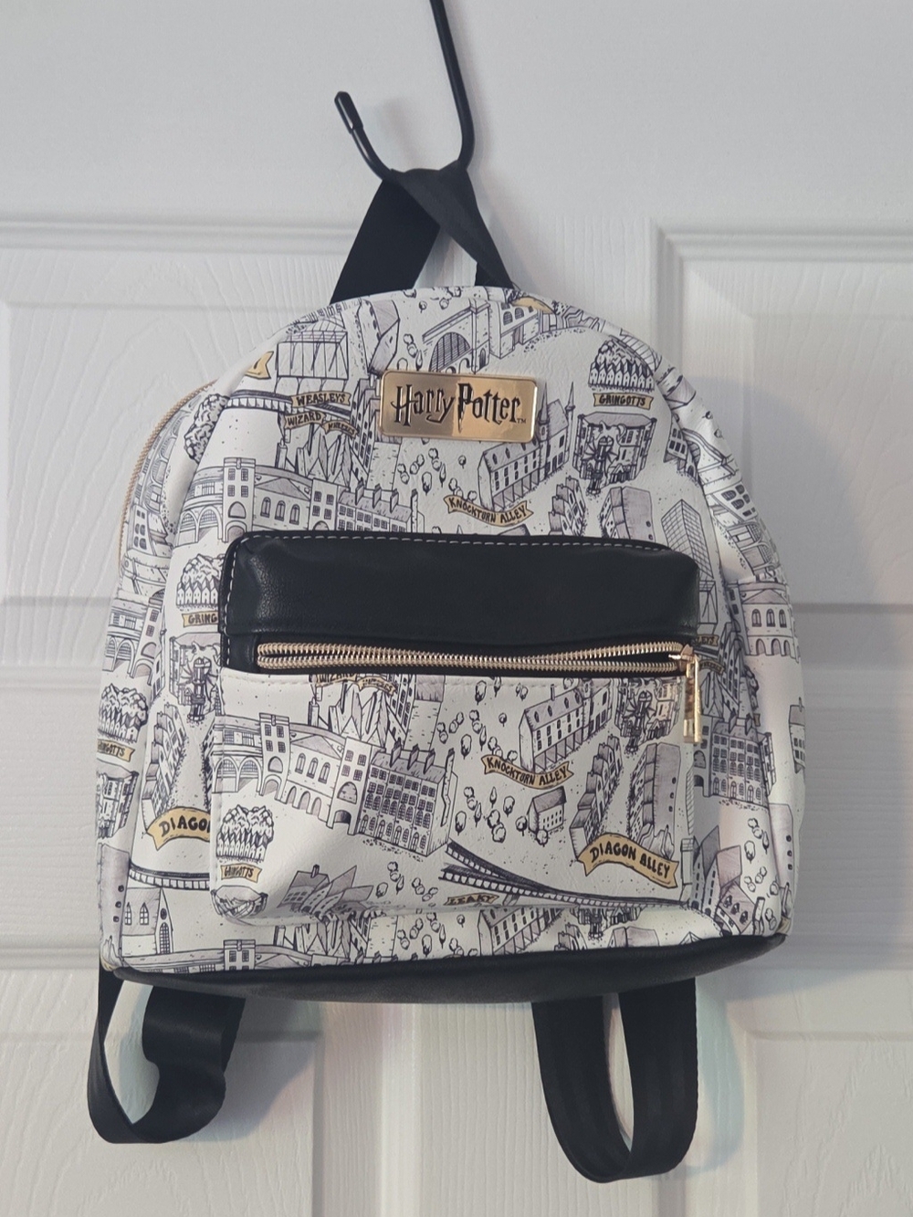 Warner Bros. Black & White Diagon Alley Mini Backpack